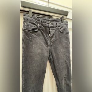 Ksubi men skinny black jeans sz 29